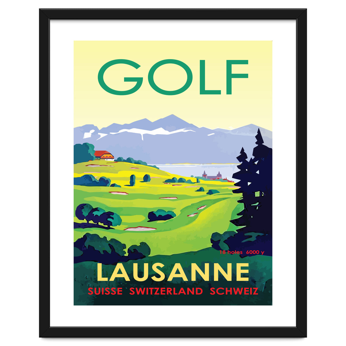 Golf in Lausanne, Switzerland