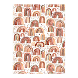 Cute Watercolor Rainbows Terracota (Print Only) thumbnail