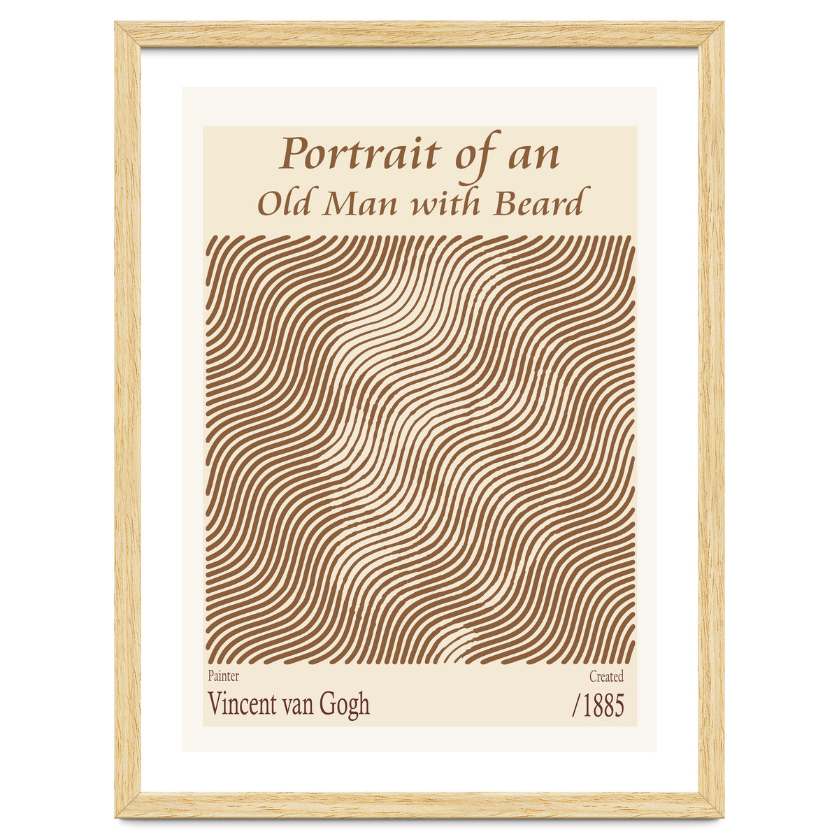 Portrait Of An Old Man With Beard – Vincent Van Gogh (1885)