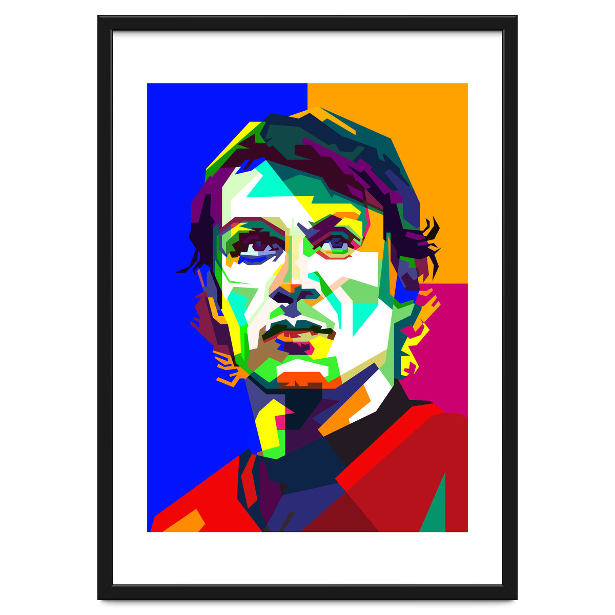 Paolo Maldini Italian Classic Football WPAP