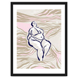 Follow the lines Serene woman in the water thumbnail