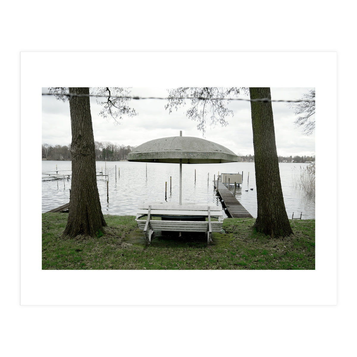 Lakeside rest place - out of season (Print Only)