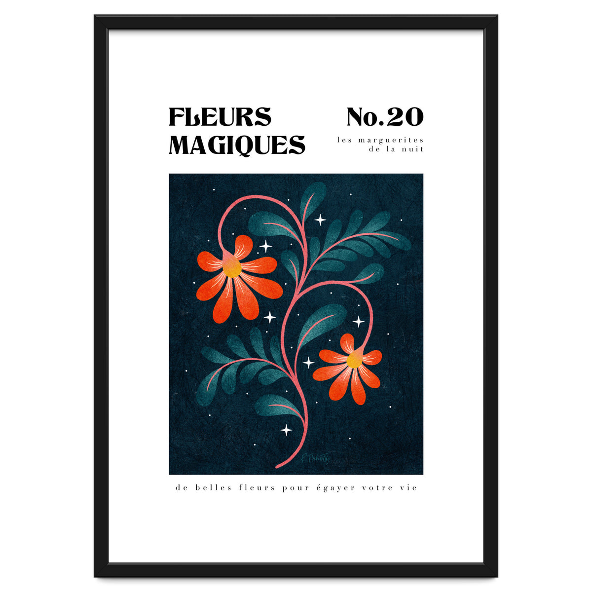 Magical Flowers No.20 Dark Daisies