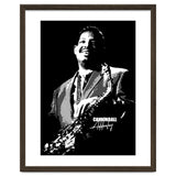 Cannonball Adderley American Jazz Saxophonist in Grayscale thumbnail