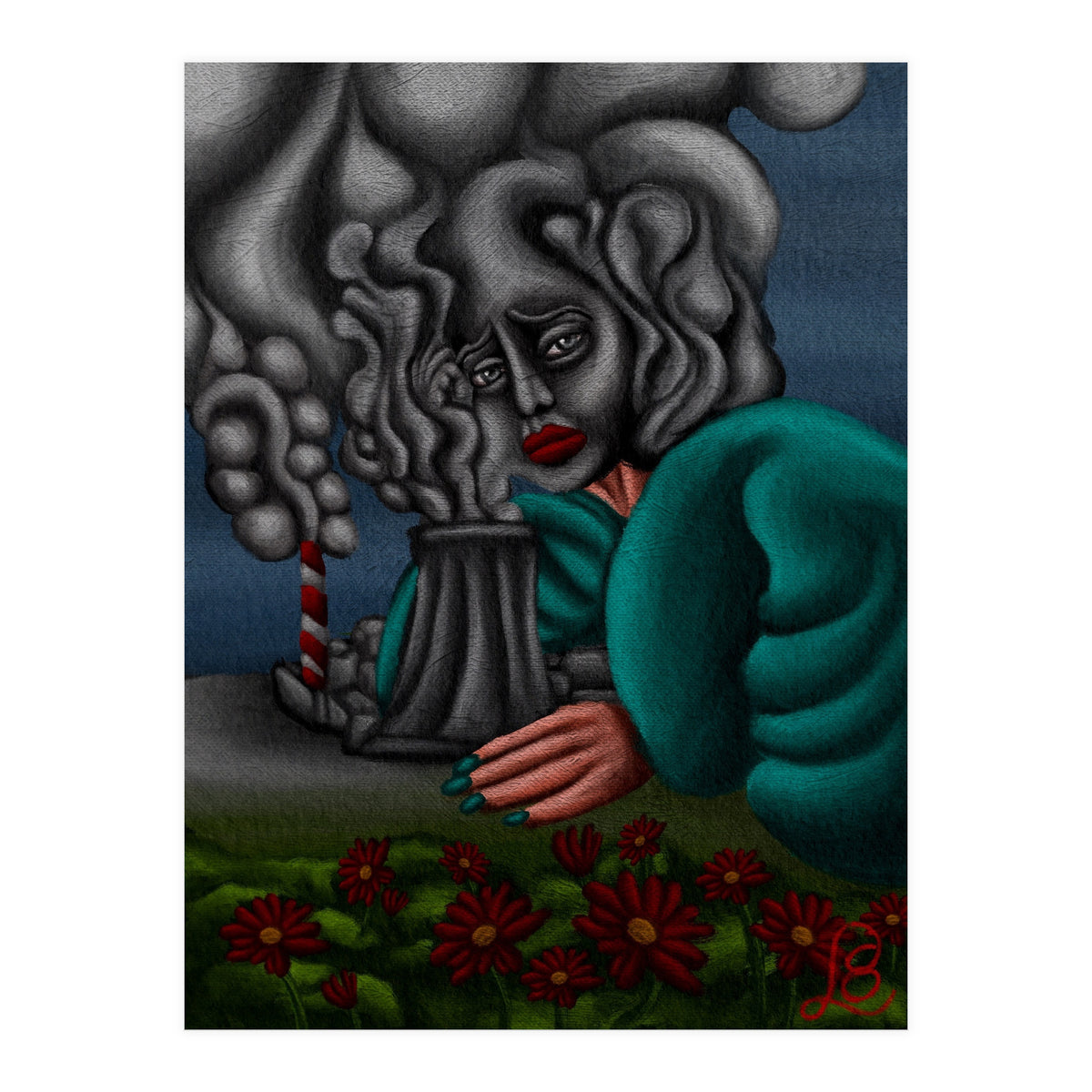 " It starts by the mind, then it takes the rest" (Print Only)