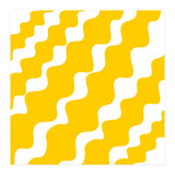 Yellow Wavy Pattern (Print Only) thumbnail