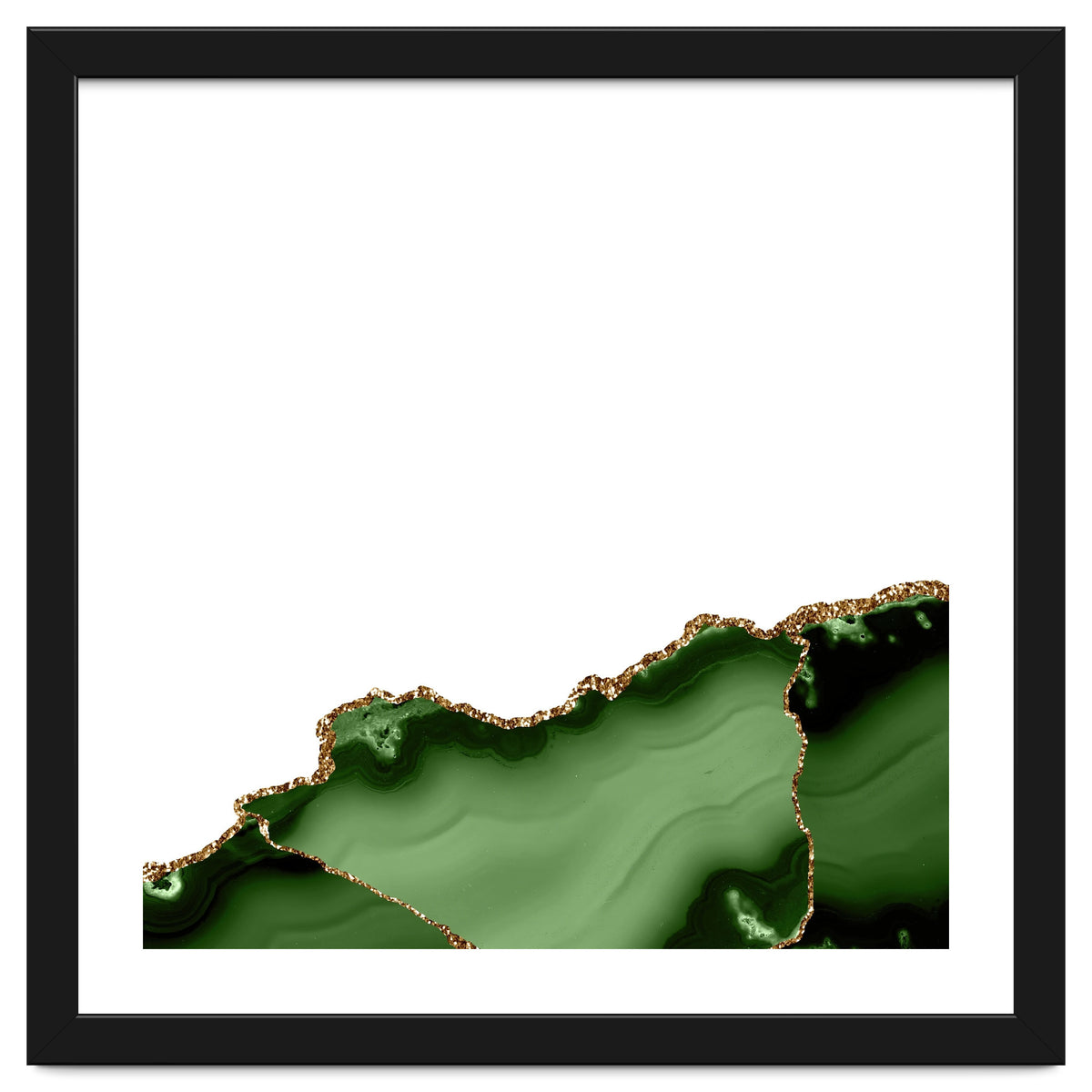 Green & Gold Agate Texture 27