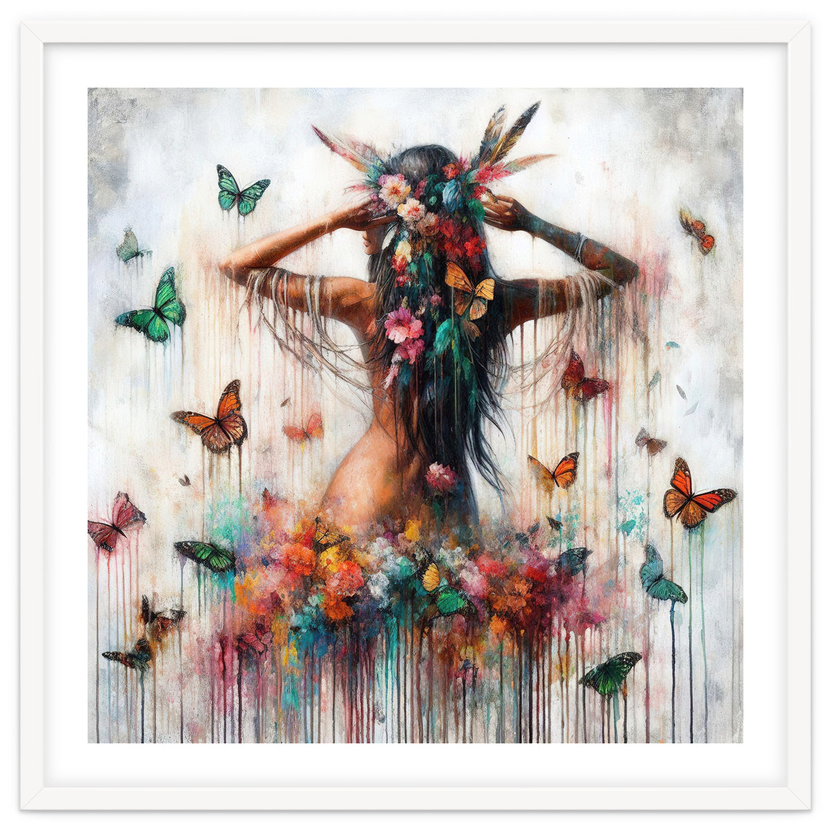 Floral Butterfly Reverie