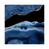 Navy & Gold Agate Texture 13  (Print Only) thumbnail