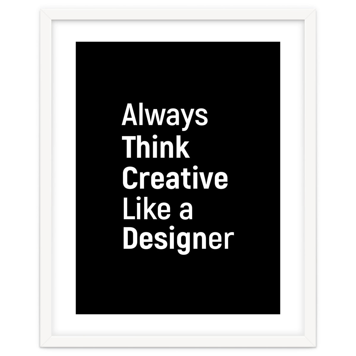 Always Think Creative Like A Designer
