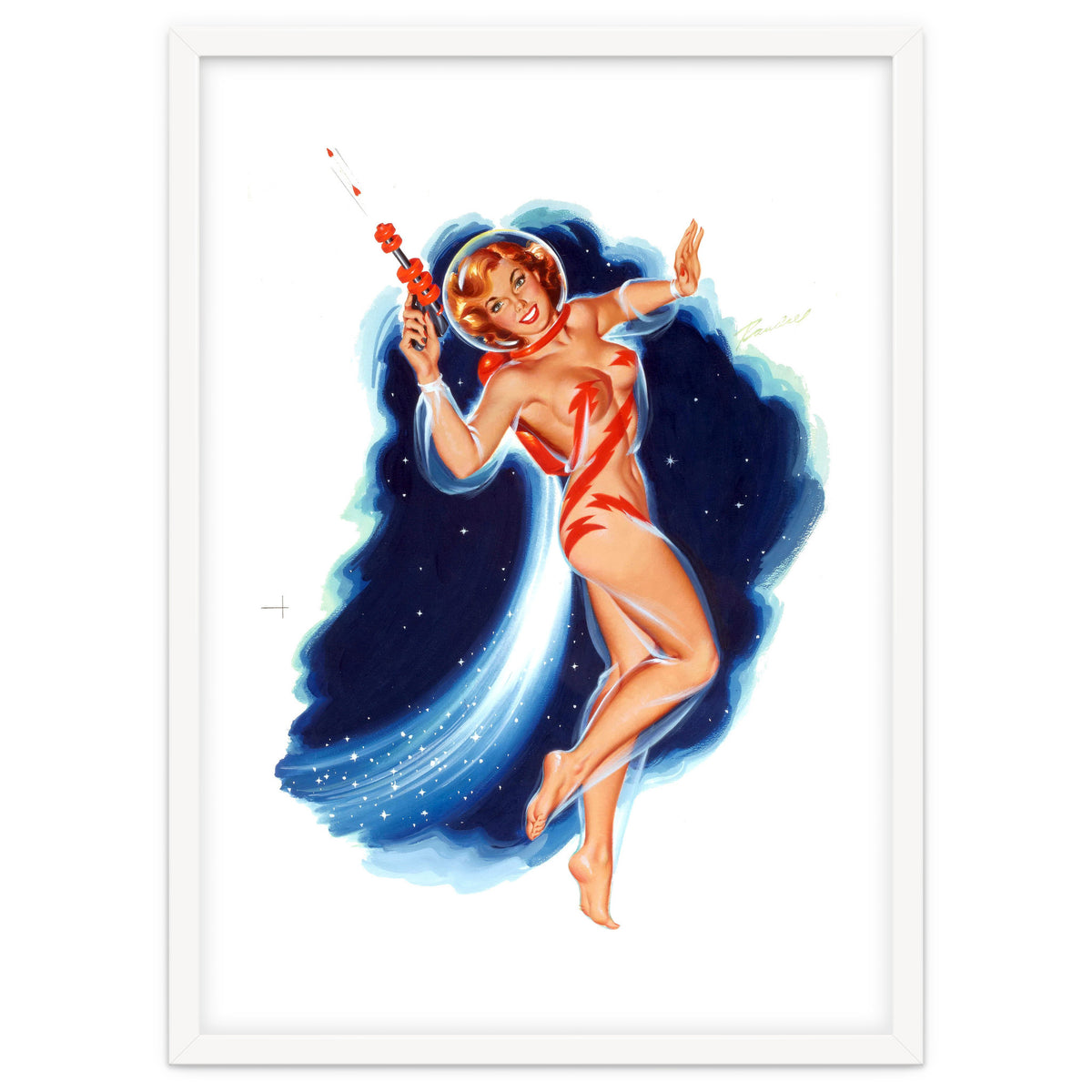Pinup Astronaut Girl