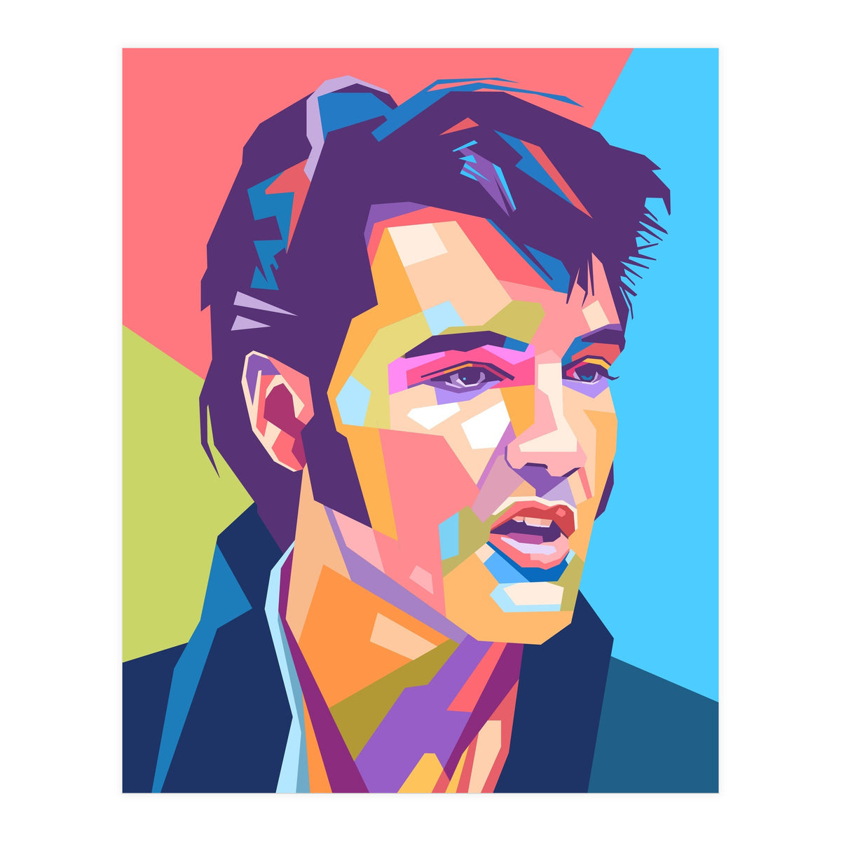 Elvis Presley pop art (Print Only)
