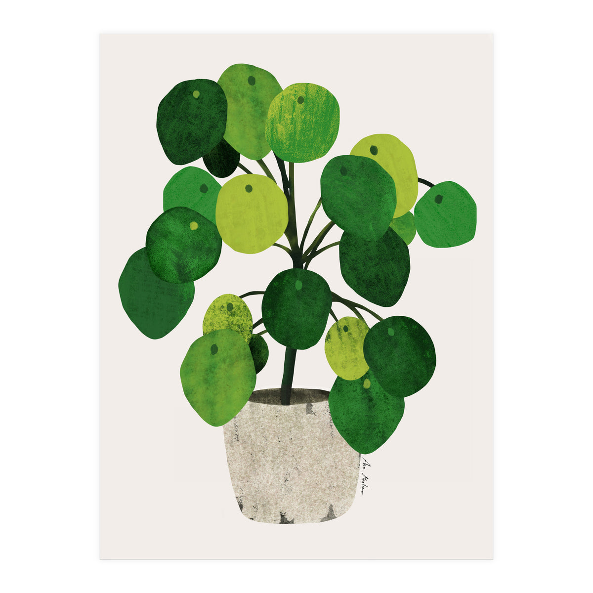 Pilea Plant (Print Only)