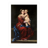 Bartolomé Esteban Murillo / 'Our Lady of the Rosary', 1650-1655, Spanish School, Oil on canvas. (Print Only) thumbnail