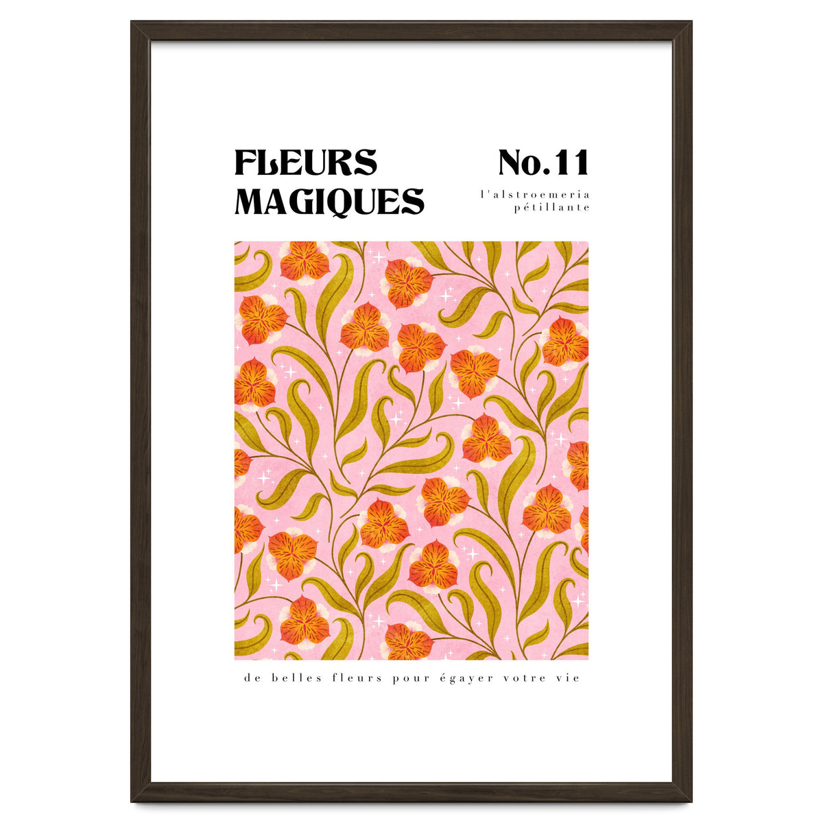 Magical Flowers No.11 Alstroemerias Print