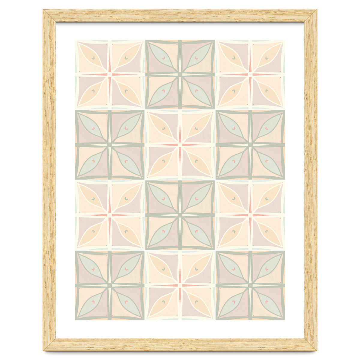 Old Style Pastels Kitchen Tiles