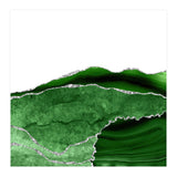 Green & Silver Agate Texture 10  (Print Only) thumbnail