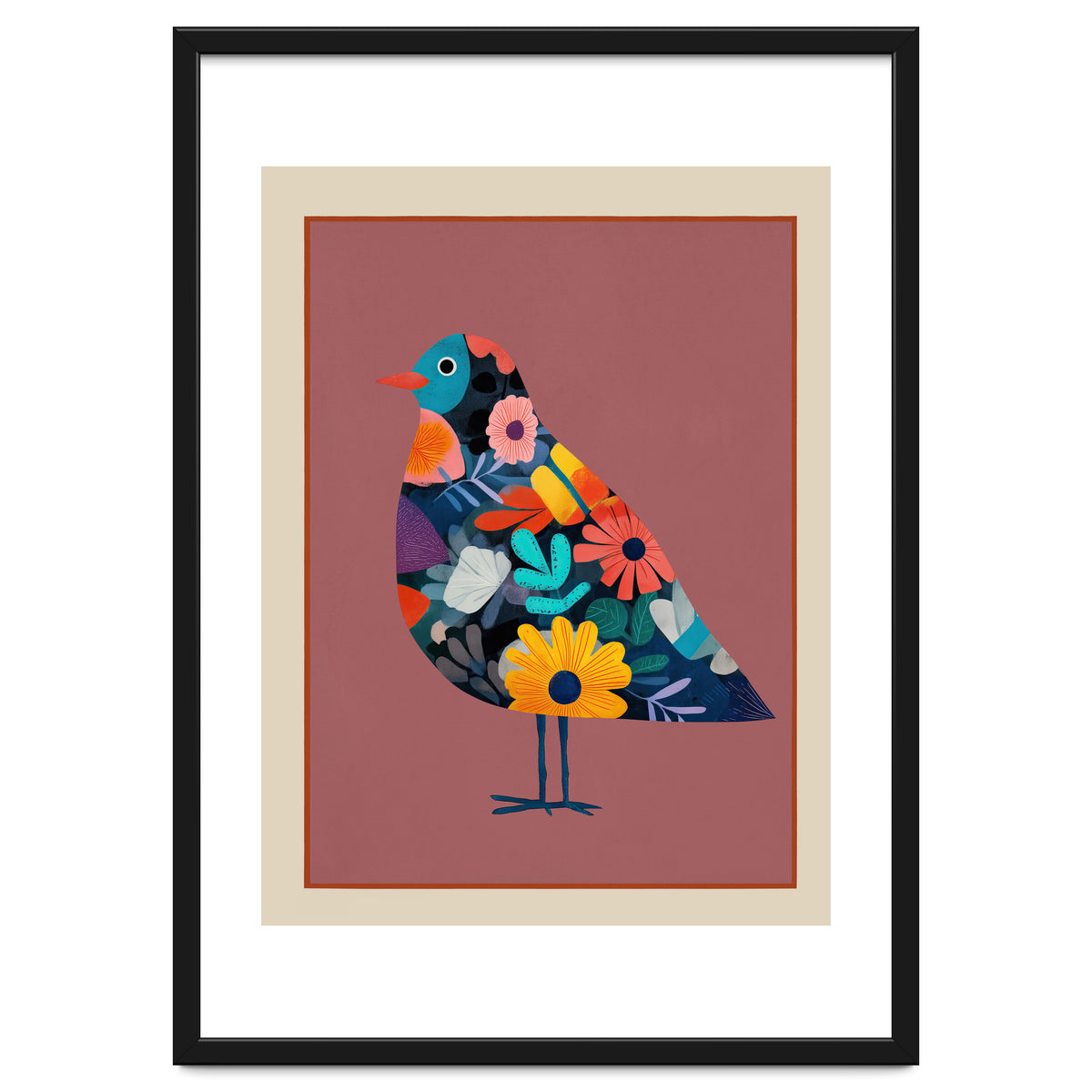 Floral Bird II