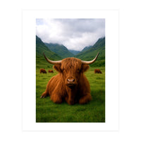 Highland Cow in Scotland (Print Only)