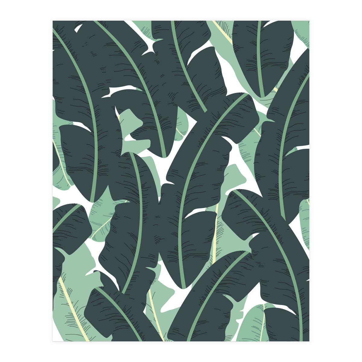 Banana Leaf Pattern (Print Only)