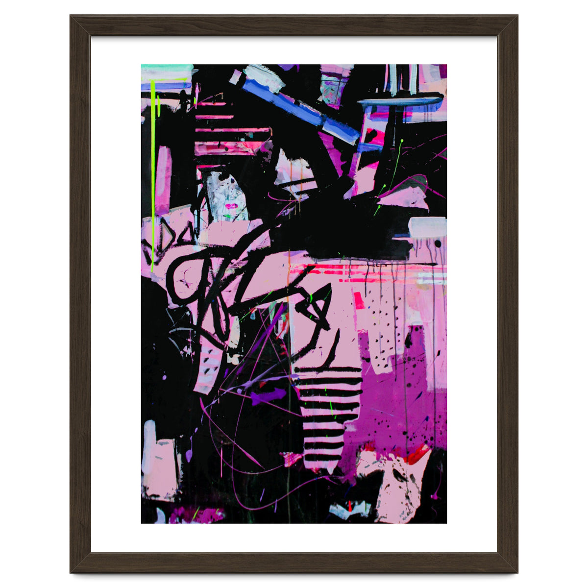 Wild Child Abstract Acrylic Colorful Arthaus Michelle Williams