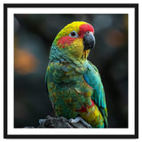 Vibrant Amazon Parrot Perched On A Branch thumbnail