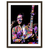 Chuck Berry Rock and Roll Guitarist Colorful thumbnail