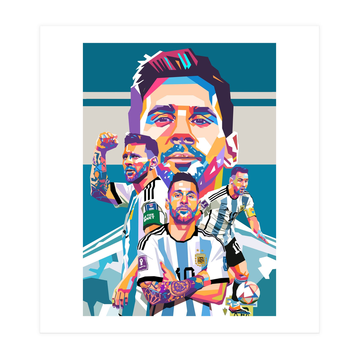 Lionel Messi art (Print Only)