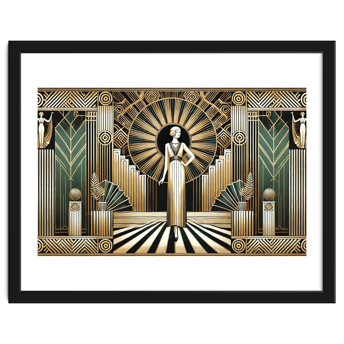 Golden Twenties Flair In Art Deco