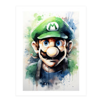 Luigi Super mario (Print Only)