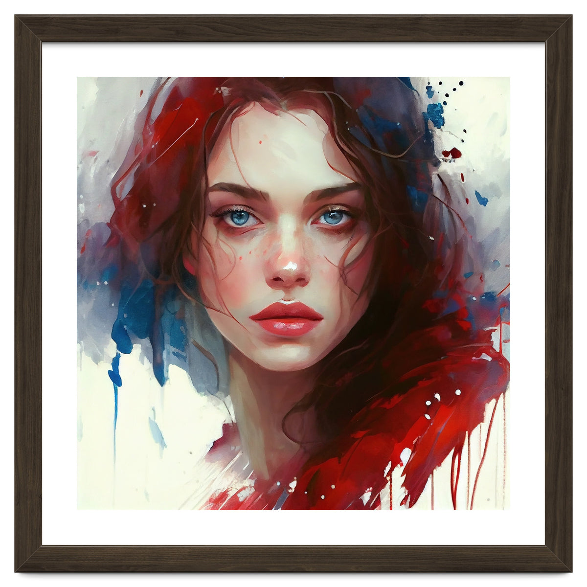 Modern Fairy Tale Blue Eyed Portrait