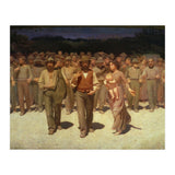 Giuseppe Pellizza da Volpedo / 'The Fourth State', 1901, Oil on canvas, 293 × 545 cm. (Print Only) thumbnail