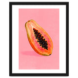 Papaya fruit illustration thumbnail