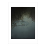 Moody Rain Puddle Ripples Oil Painting (Print Only) thumbnail
