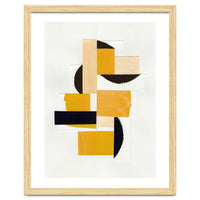 Yellow Abstract Collage