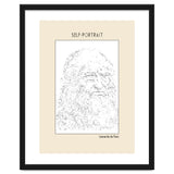 Self Portrait – Leonardo Da Vinci (ascii Art) thumbnail