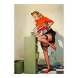 Pinup Sexy Water Cooler Girl (Print Only) thumbnail