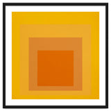 JOSEF ALBERS - HOMAGE TO THE SQUARE YELLOW ORANGE 2. HIGH RESOLUTION thumbnail