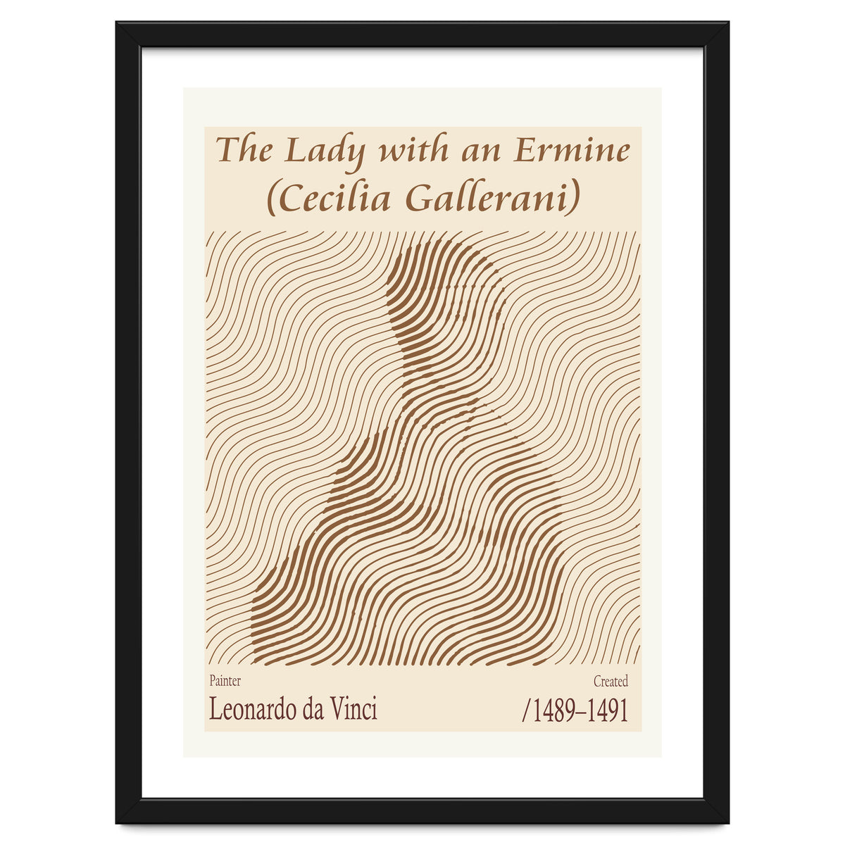 The Lady With An Ermine (cecilia Gallerani) – Leonardo Da Vinci (1489–1491)