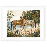 Horses In Blooming Paradise thumbnail