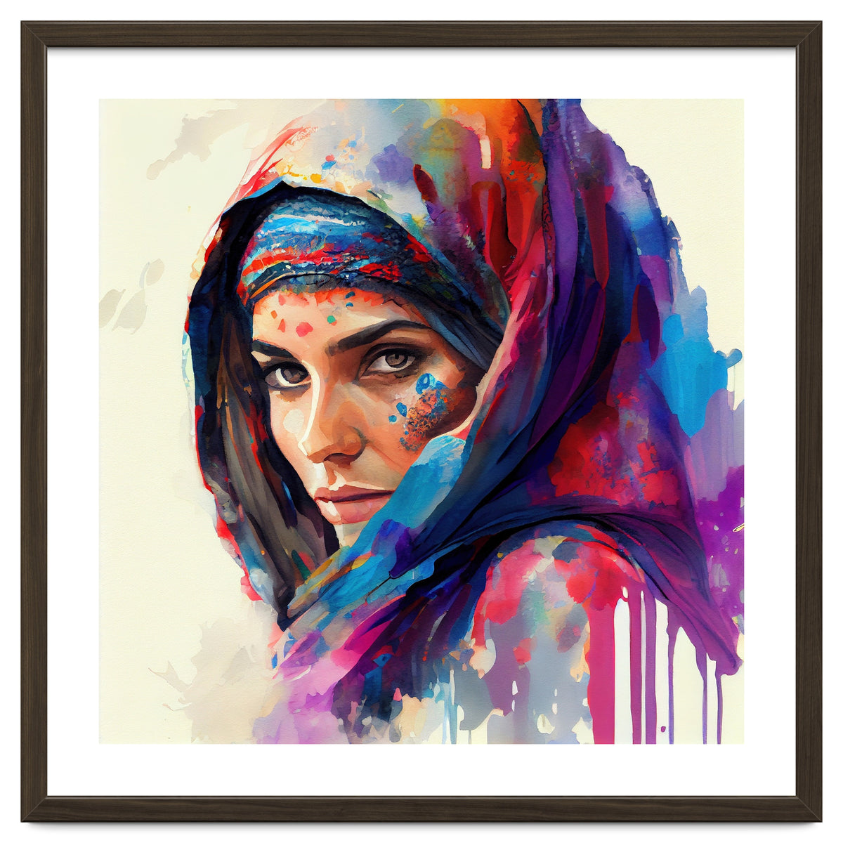 Vivid Veil Side Portrait