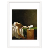 Jean Paul Marat, dead in his bathtub, assassinated by Charlotte Corday in 1793. JACQUES LOUIS DAVID. thumbnail
