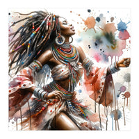 Skyward Beadwork Dancer Portrait (Print Only)