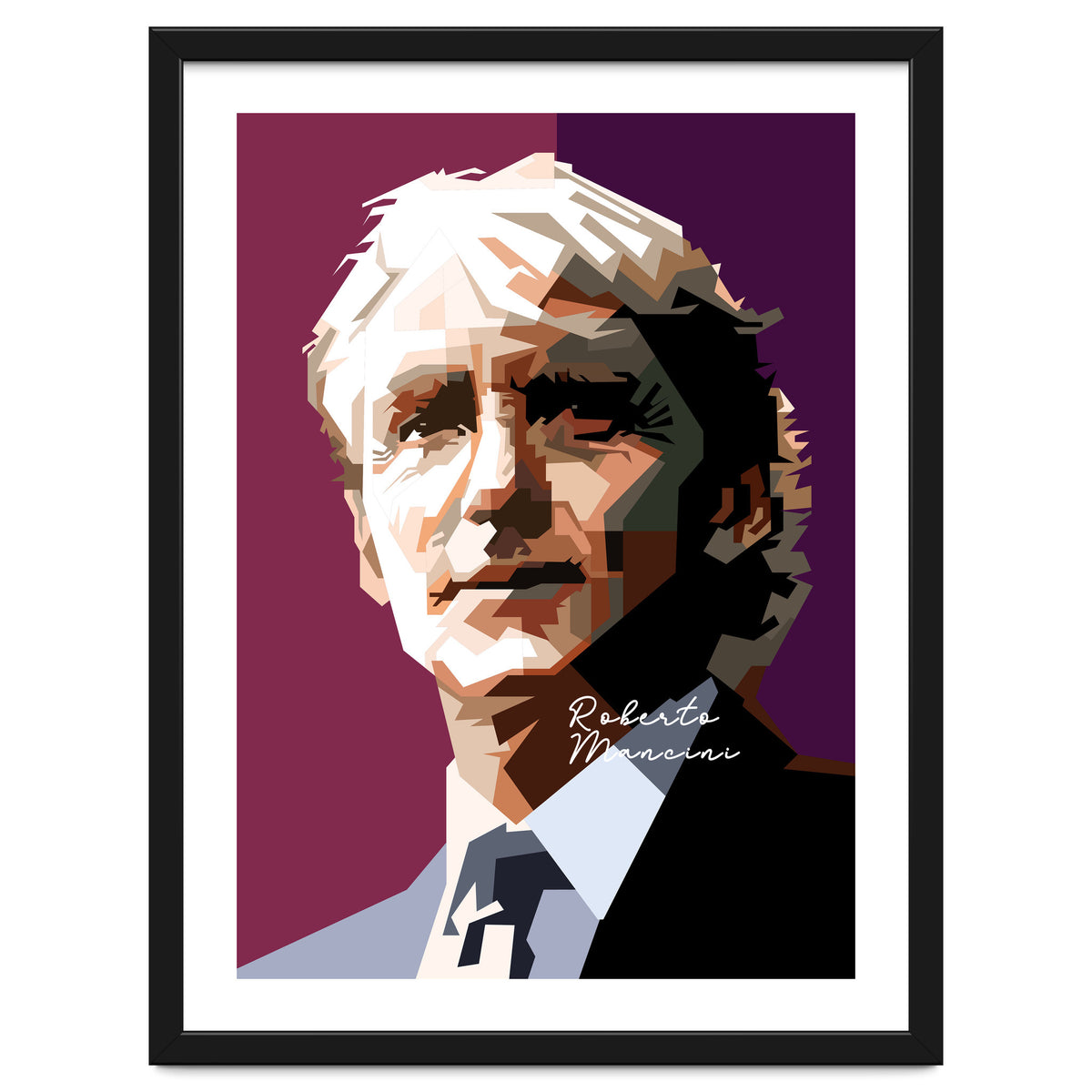 Roberto Mancini Retro Football