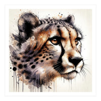 Watercolor Cheetah (Print Only)