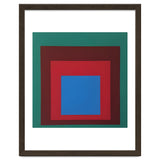 Josef Albers - HOMAGE TO THE SQUARE: Green, Red, Blue thumbnail