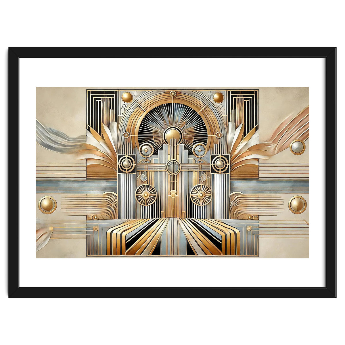 Art Deco Gold Architecture