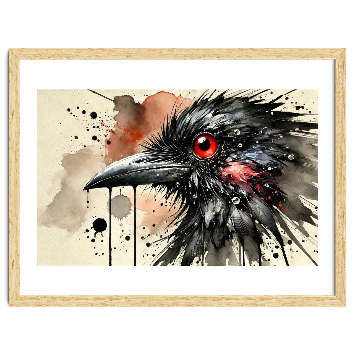 Dramatic Raven Portrait