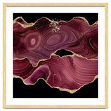 Burgundy & Gold Glitter Agate Texture 03 thumbnail