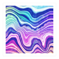 Neon Agate Texture 01 (Print Only)